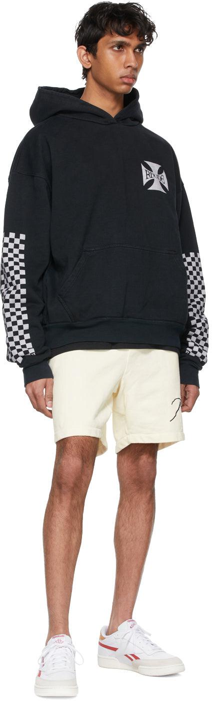 Rhude Off-White Logo Sweat Shorts