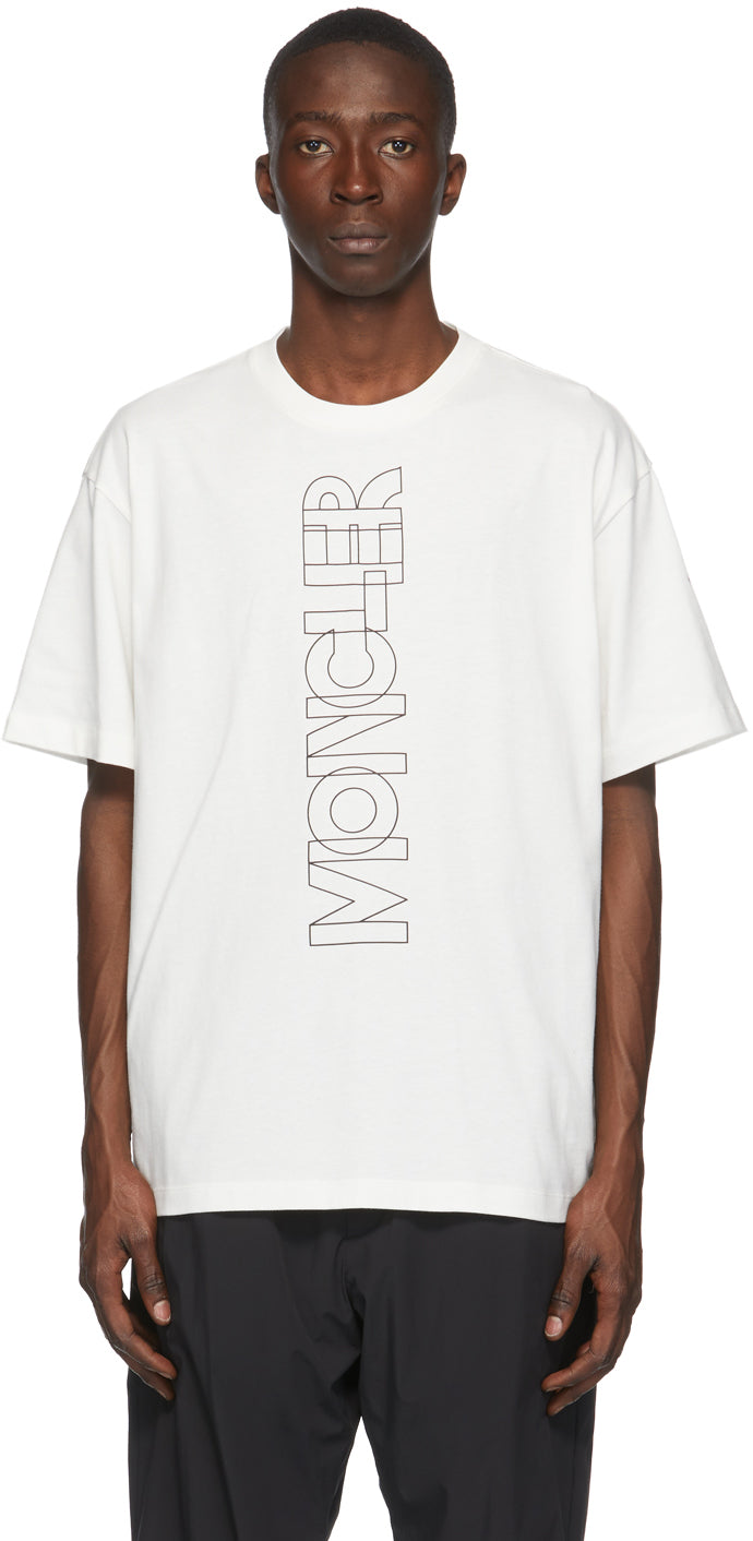 Moncler Grenoble Off-White Logo T-Shirt – BlackSkinny