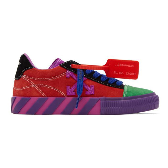 Off-White Multicolor Arrows Low Vulcanized Sneakers