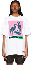 Heron Preston Off-White Nightshift T-Shirt - T-shirt T-shirt Nightshift Heron Preston Off-White - 헤론 프레스톤 오프 화이트 나이트 시프트 티셔츠