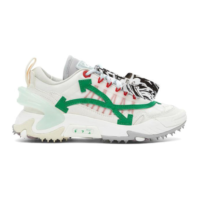Off-White Off-White and Green Odsy-2000 Sneakers