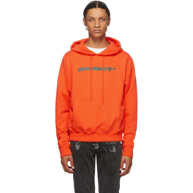 Off-White Orange Trellis Worker Hoodie