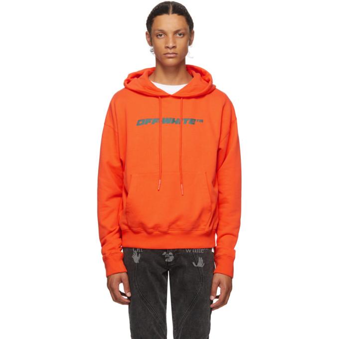 Off-White Orange Trellis Worker Hoodie