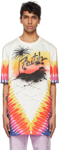 Faith Connexion Off-White Printed Oversized T-Shirt - T-shirt surdimensionné imprimé imprimé à la foi - 믿음 connexion 오프 화이트 인쇄 대형 티셔츠 인쇄