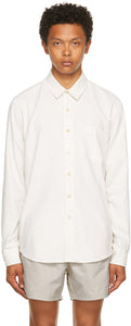 Our Legacy Off-White Silk Classic Shirt - Notre chemise classique de soie héritée en soie blanche - 우리의 유산 실크 클래식 셔츠