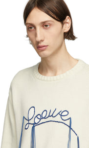 Loewe Off-White Stitch Logo Sweater