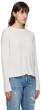 Re/Done Off-White Thermal Long Sleeve T-Shirt