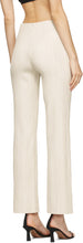 Nanushka Off-White Vegan Leather Char Trousers