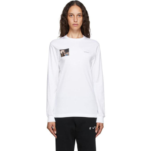 Off-White White Caravaggio Angel T-Shirt