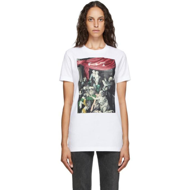 Off-White White Caravaggio Painting T-Shirt