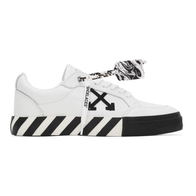 Off-White White Leather Vulcanized Low Sneakers