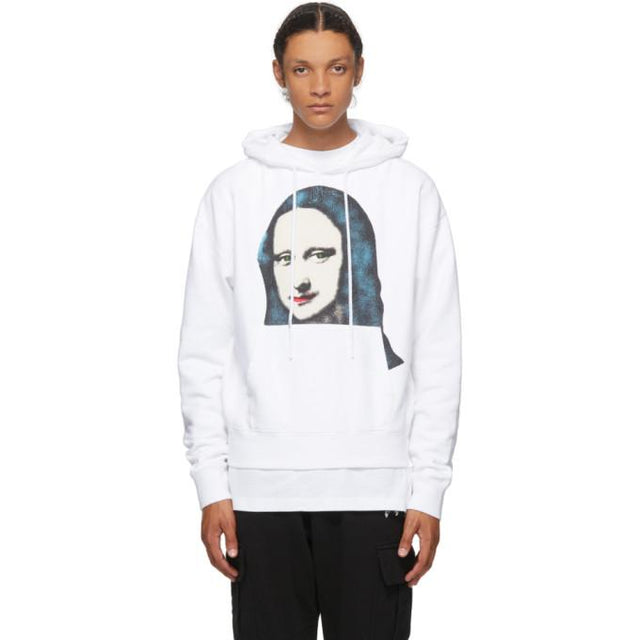 Off-White White Monalisa Pivot Hoodie