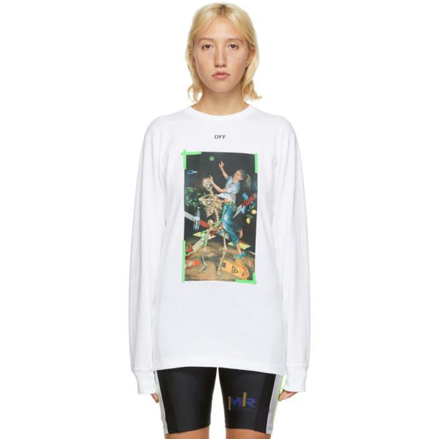 Off-White White Pascal Long Sleeve T-Shirt