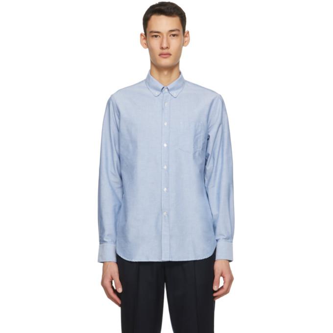 Officine Generale Blue Oxford Antime Shirt
