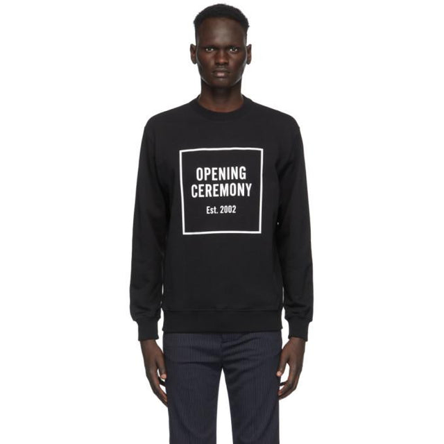 Opening Ceremony Black Box Logo Sweatshirt