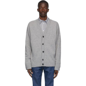 Opening Ceremony Grey Wool and Cashmere Cardigan