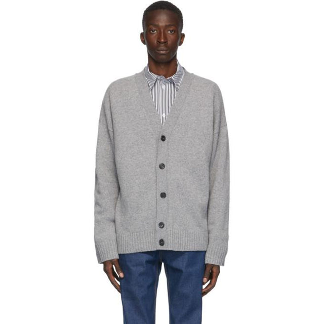 Opening Ceremony Grey Wool and Cashmere Cardigan
