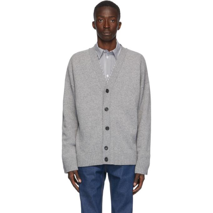 Opening Ceremony Grey Wool and Cashmere Cardigan