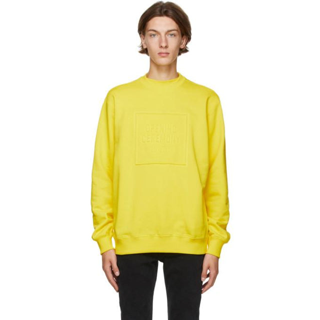 Opening Ceremony Yellow Box Logo Sweatshirt