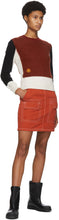 Kenzo Orange Straight Miniskirt - Minikirt droit orange kenzo - Kenzo 오렌지 스트레이트 미니 스커트