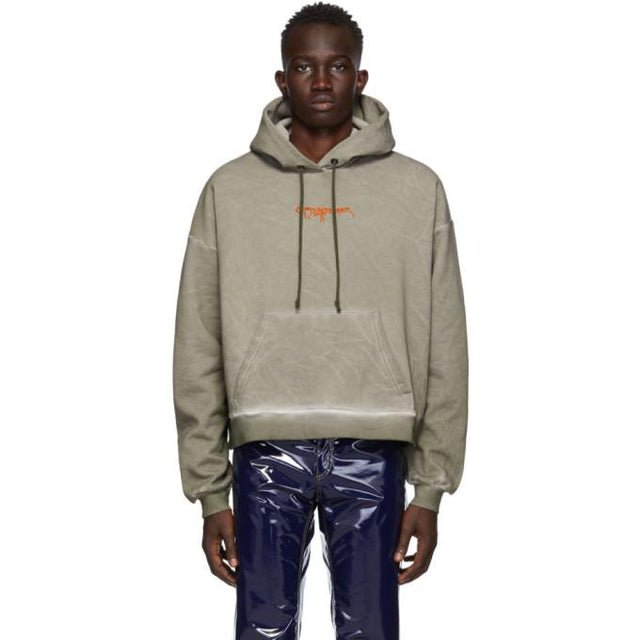 Ottolinger Grey Garment-Dye Hoodie
