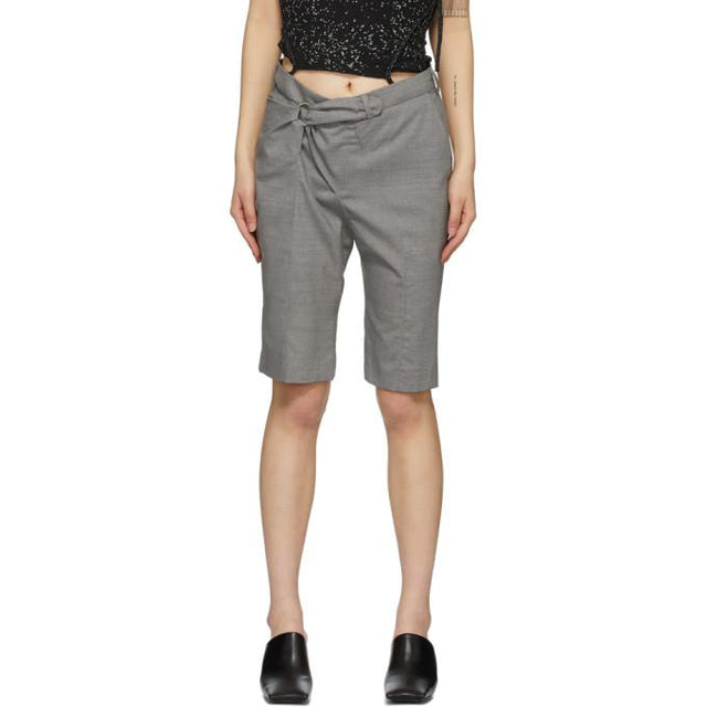 Ottolinger Grey Twisted Bermuda Shorts