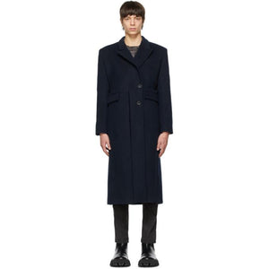 Ottolinger Navy Wool Wrap Coat