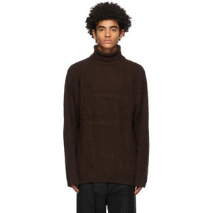 Our Legacy Brown Wool Large Turtleneck