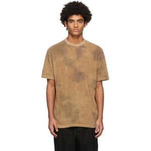 Our Legacy Tan Tie-Dye New Box T-Shirt