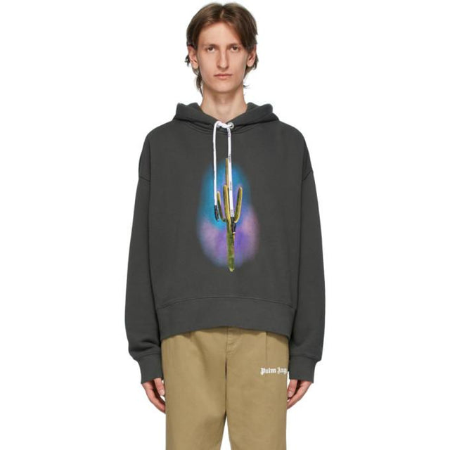 Palm Angels Black Cactus Hoodie