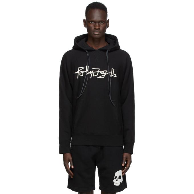 Palm Angels Black Desert Logo Kimono Hoodie