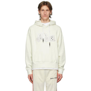 Palm Angels Off-White Ice Bear Hoodie