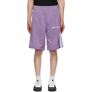 Palm Angels Purple Classic Track Shorts