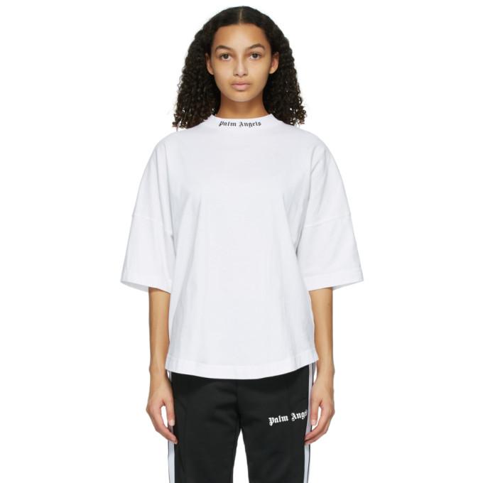 Palm Angels White Classic Logo T-Shirt