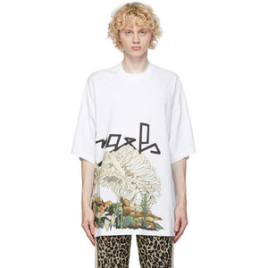 PALM ANGELS Oversized printed cotton-jersey T-shirt