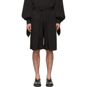 Palomo Spain Black Bermuda Shorts