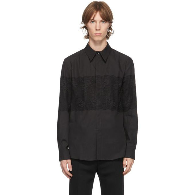 Palomo Spain Black Lace Ulises Shirt