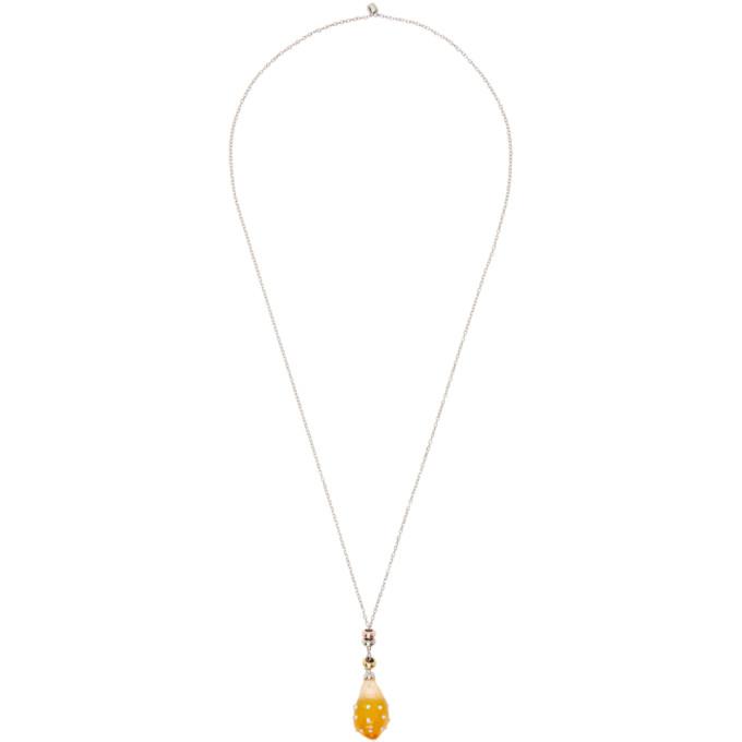 Panconesi Yellow Drop Necklace