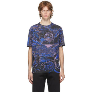 Paul Smith Black and Blue Landscape T-Shirt