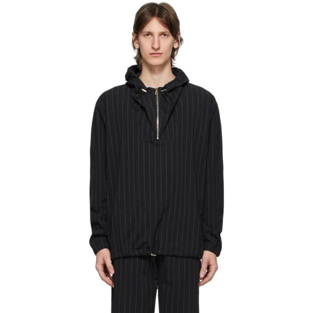 Paul Smith Black Pinstripe Hoodie