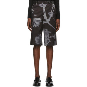 Paul Smith Black Shadow Floral Shorts