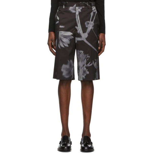 Paul Smith Black Shadow Floral Shorts