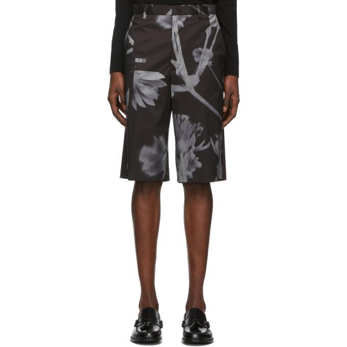 Paul Smith Black Shadow Floral Shorts