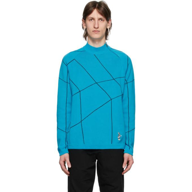 Paul Smith Blue Honeycomb Bunny Sweater