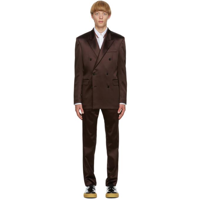 Paul Smith Brown Satin Soho Suit