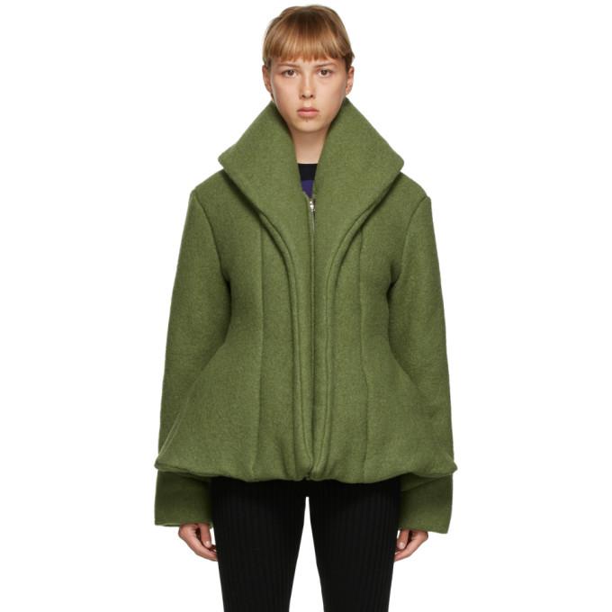 Paula Canovas Del Vas Green Puffy Jacket