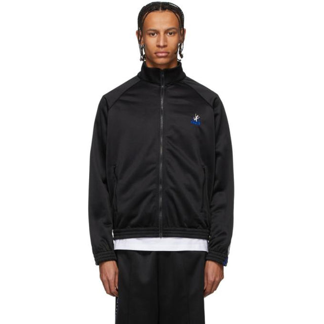 Perks and Mini Black Walk-In Track Sweater