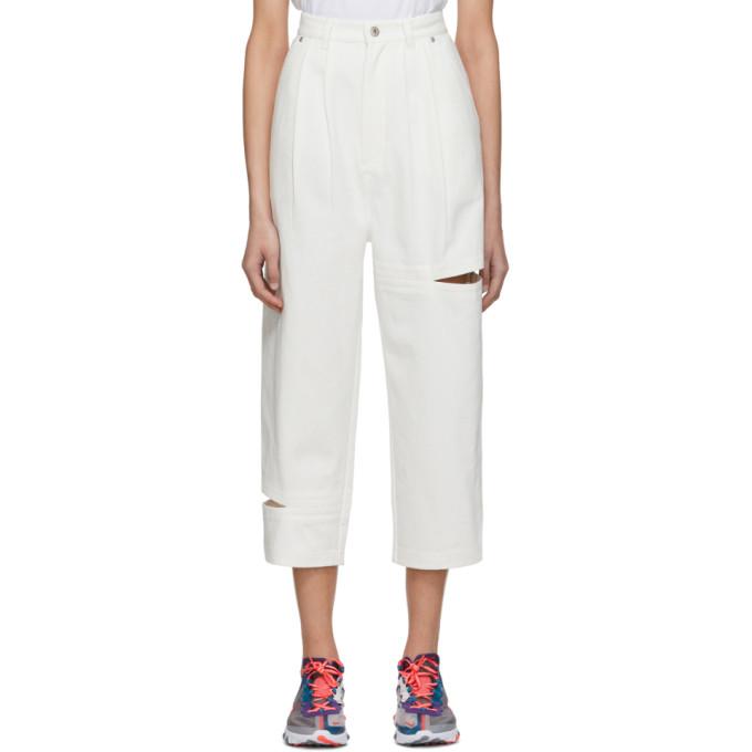 Perks and Mini SSENSE Exclusive White Bri Bri Jeans