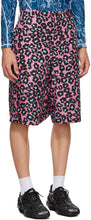 Comme des GarÃ§ons Homme Plus Pink Animal Shorts