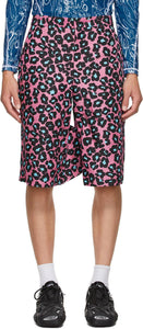 Comme des GarÃ§ons Homme Plus Pink Animal Shorts